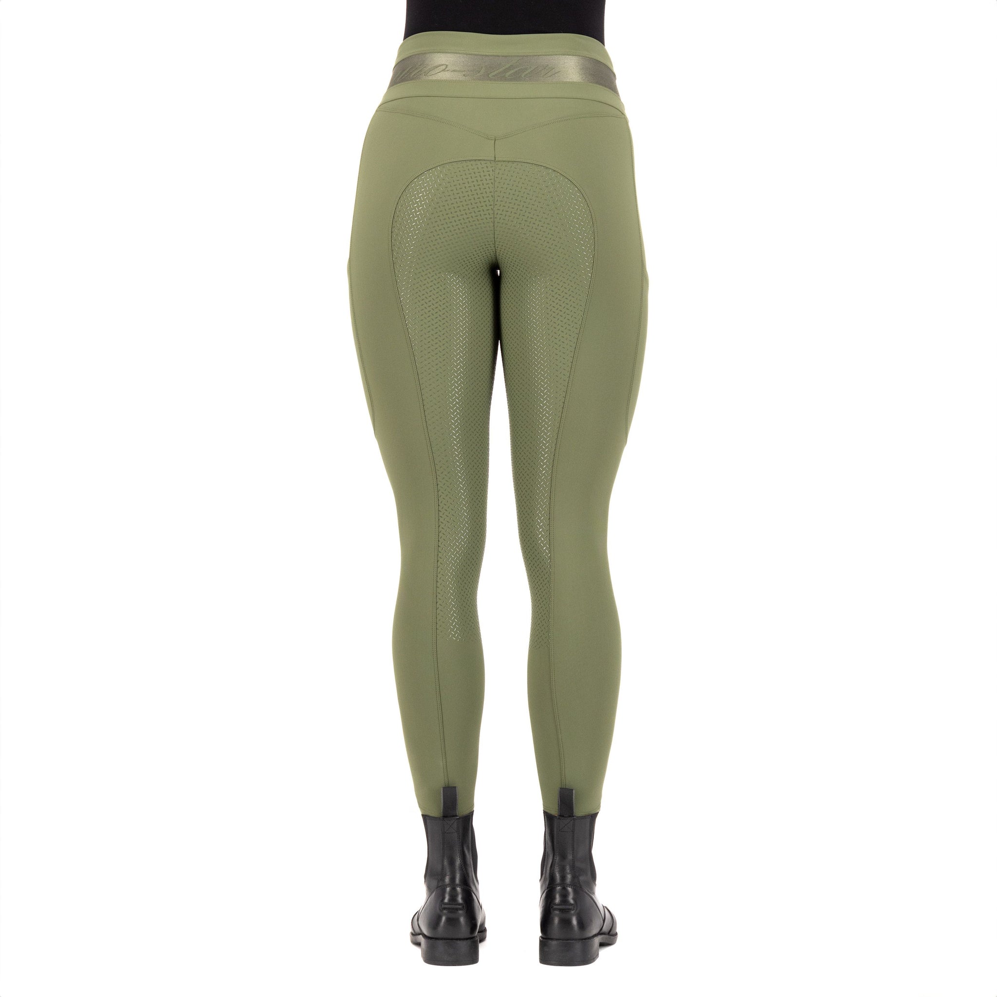 Euro-Star Impress vinter ridetights fuld grip Olive