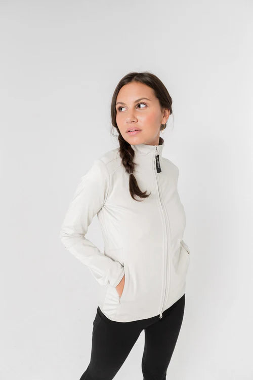 Marengo Function Full-Zip trøje off white