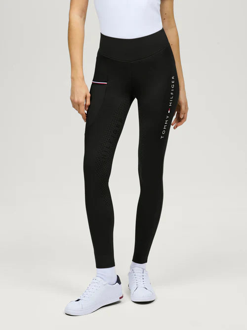 Tommy Hilfiger Elmira rideleggings vinter Sort