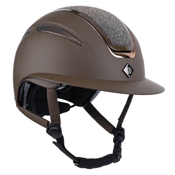 Imperial Riding Ridehjelm Olania Deluxe big visor Brun