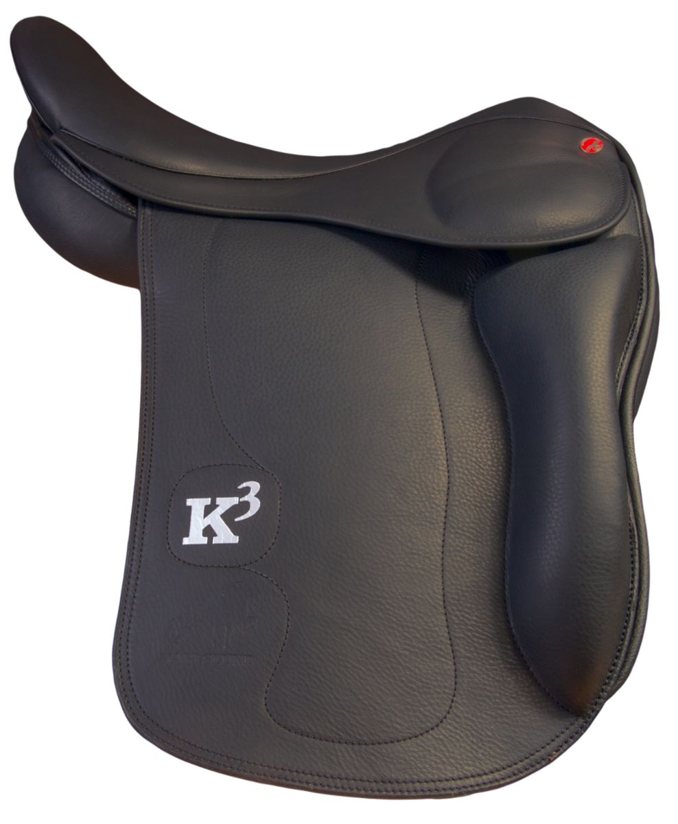 Karlslund K3 sadlen med korte eller lange knæpuder